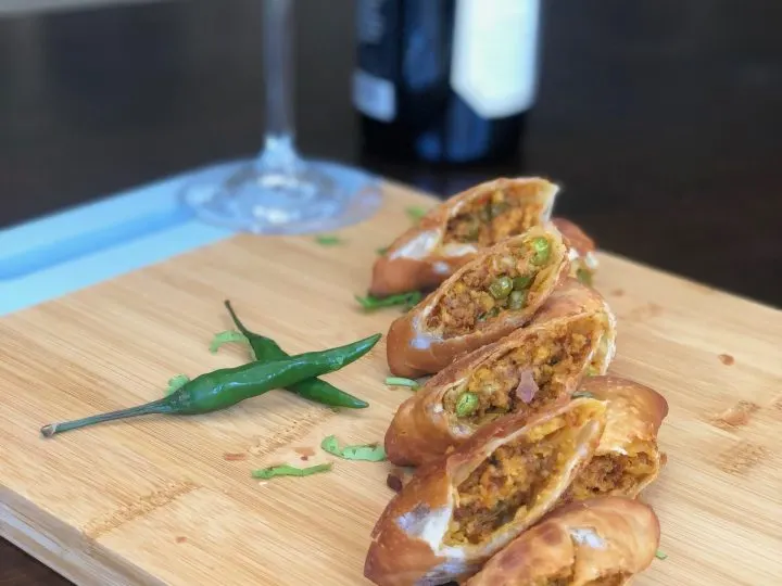 Mattar Paneer Egg Roll Recipe