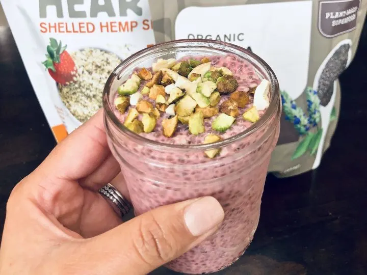 Rose Cardamom Chia Seed Pudding