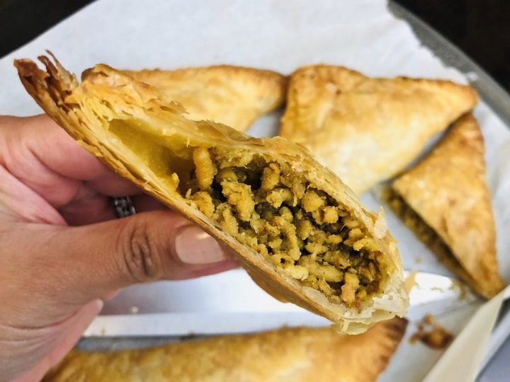 Chicken Keema Puff Pastry Patties